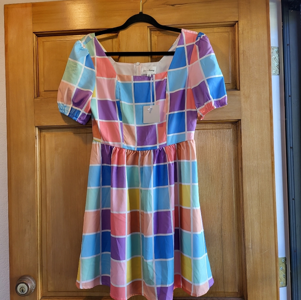 NWT Love & Harmony Block Party Dress